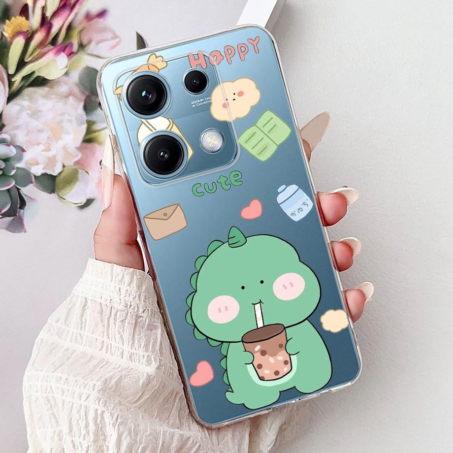 For Xiaomi Redmi Note 14s 4G Case Animal Cartoon Phone Cover For Redmi Note 14 Pro 4G Note14 Europe Soft Silicone Clear Coque