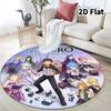 Re Zero Round Area Rug Carpet Rug For Living Room Bedroom Sofa Playroom Decor Nonslip Floor Mat