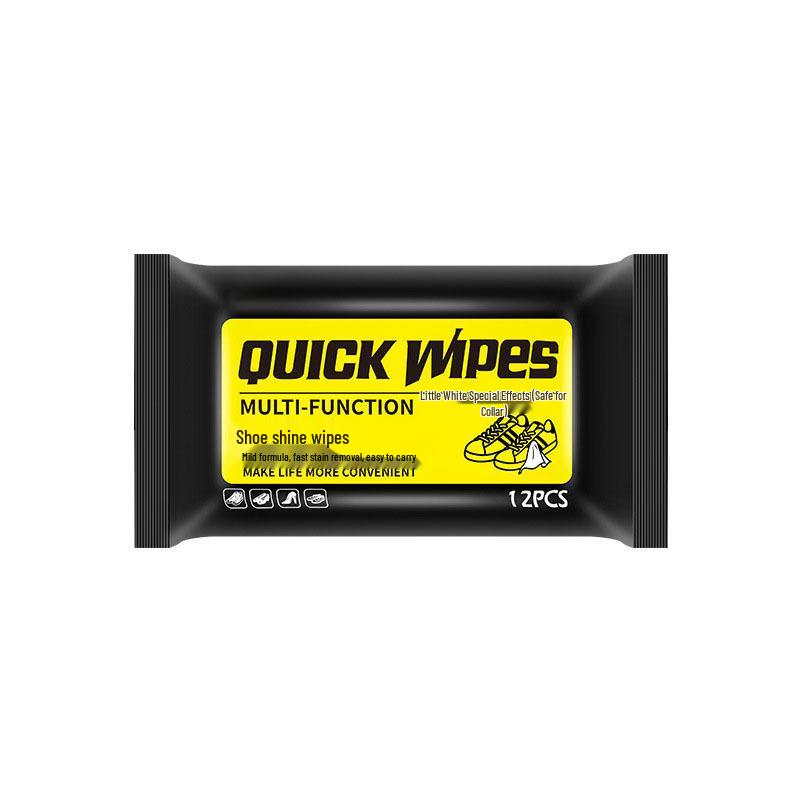 Disposable No-Wash Shoe Wipes for Easy Stain Removal - Autumn/Winter Outdoor Pack