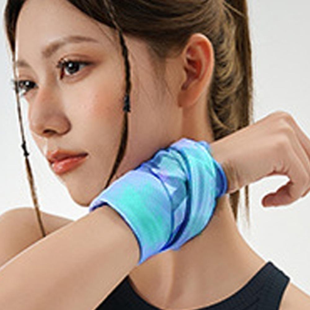 Ice Silk Sunscreen Face Mask Natural Scene Sun Protection Face Cover Riding Mask  Gardening