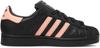 Adidas Superstar II Core Size W, Black/Light Pink, JH7072, 25.0cm