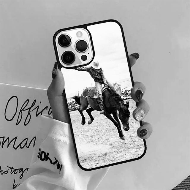 Rodeo Cowboy Lasso Phone Case Cover For iPhone 17 Air 15 16 14 13 12 Pro Max 11 Pro Max Plus Coque Shell