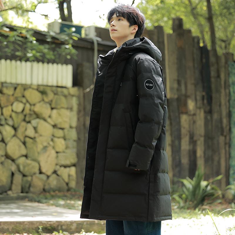 

Пуховик мужской и женский длинный модный новый утолщенный теплый ветрозащитный пиджак XXXL