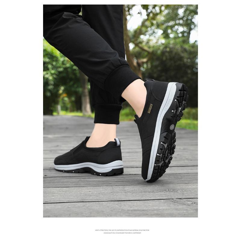 Men's Sports Shoes with Soft Soles, Dad's Shoes, One-piece Style, Suitable for Middle-aged and Elderly People for Walking.