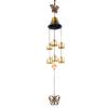 Retro Metal Wind Chime 6 Bells Vintage Butterfly for Outdoor Garden Patio Home Decor