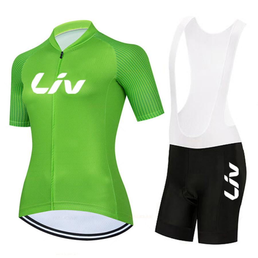 Women LIV Cycling Set Summer Women MTB Bike Cycling Clothing Bicycle Clothes Ropa Ciclismo Cycling Jersey Set 2026 Summer Breathable Cycling Suit