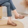 Fashion New Soft-soled Mother Shoes Pregnant Women's Flats Comfortable Flat-soled Ultra-soft PU Leather Shoes Women's Loafers