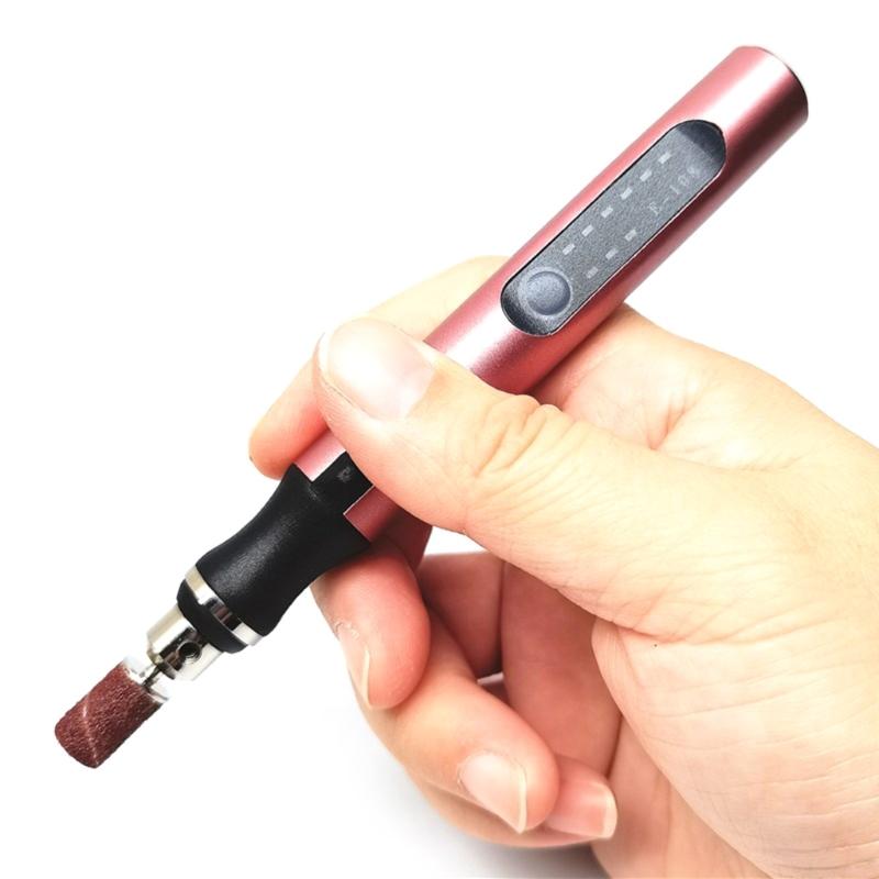 Cordless Electric Nail File Kit Nail Grinder Multi-functional Manicure Set for Hand Foot Nail Grind Polish Cutting