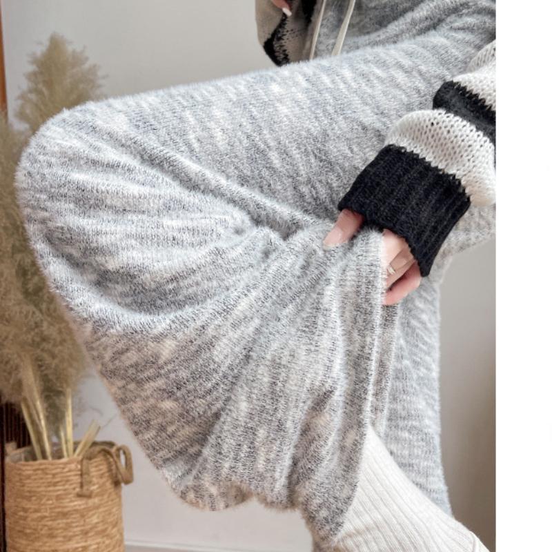 Women's Autumn and Winter New Style Pants for Women's High Waist Soft Glutinous Straight Trousers Loose Casual Wide-leg Pants