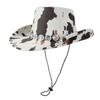Jazz Fedora Western Cowboy Hat New Style for Men and Women, European and American Ethnic Style, Tibetan Classic Woolen Hat for Outdoor Use