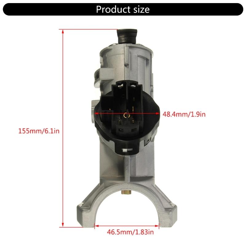 Quick Response Car Metal Ignition Lock Cylinder Switch for 1348421080 1608501280 4162SJ 4162HN Space Saving Installation