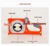 High-Precision Clinometer Angle Meter Level - Construction Slope Measurement Tool