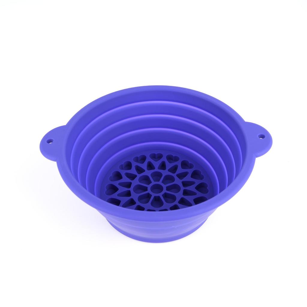 Silicone Folding Ice Pack Face Wash Basin for Travel and Outdoor Use