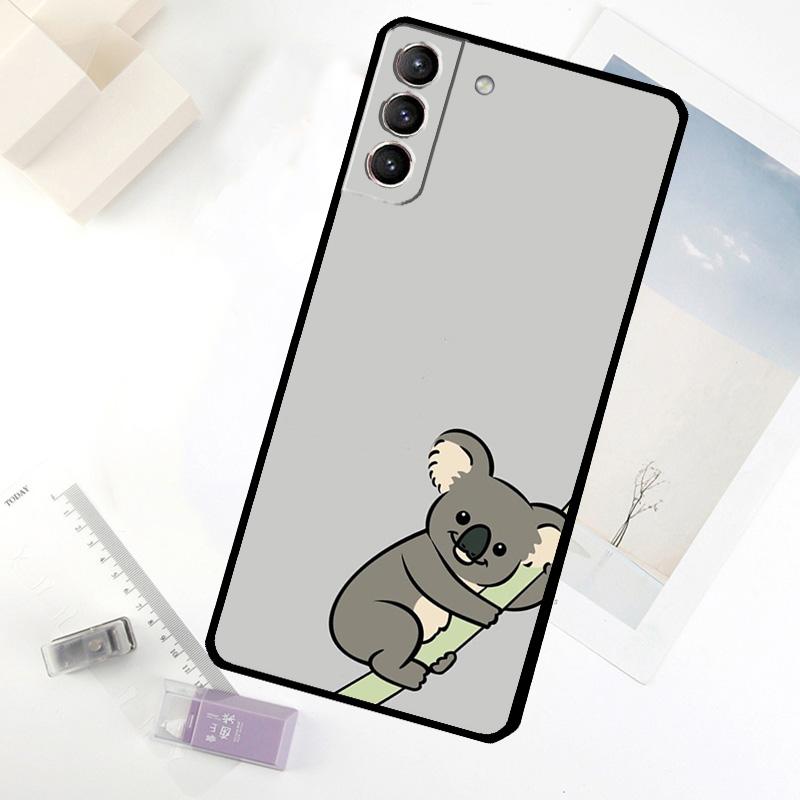 Cute watercolor animal koala Phone Case For Samsung Galaxy S25 S24 S23 S22 S21 S20 S26 Ultra S10 Plus S23 FE S25 FE Cover