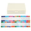 30Pcs Microscope Slides with Box Transparent Biology Prepared Slide Set for Laboratory