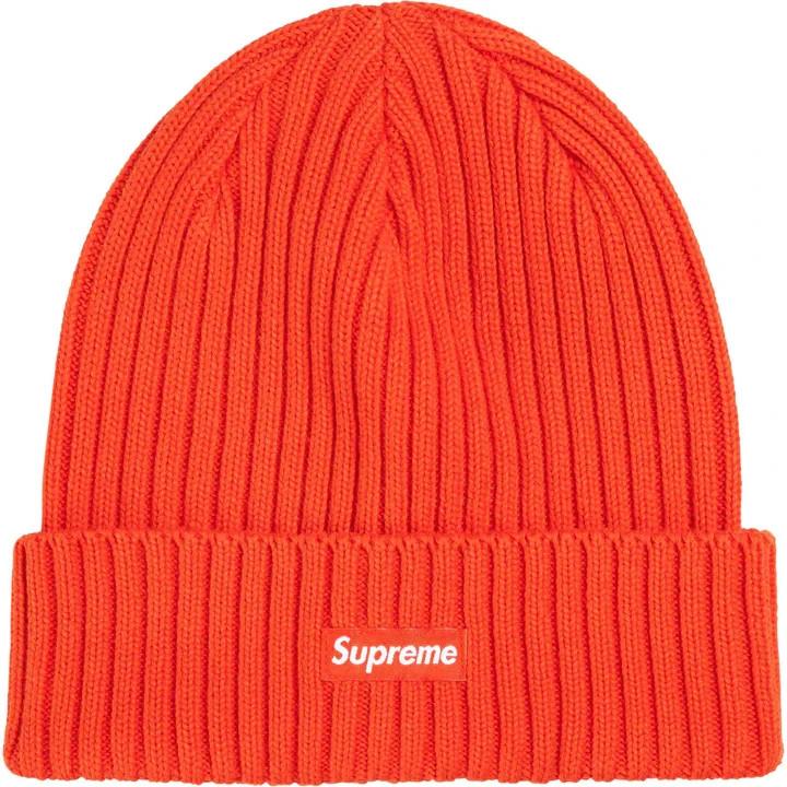 770081 Supreme Overdyed Beanie (26SS) Orange One-Size