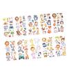 10PCS Tattoo Sticker Fake Tattoo Cute Watercolor Animal Cartoon Glitter Waterproof Safe Temporary Tattoo for Age 3 Above