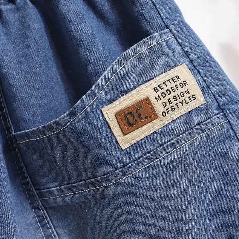 Shorts Women Summer Cotton Jeans Vintage Loose Large Size High Waist Casual Wide Leg Denim Pants