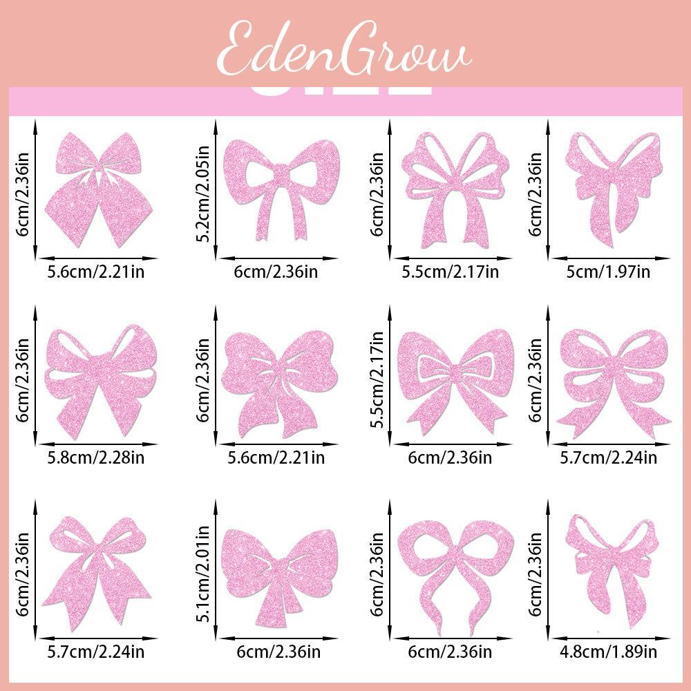 Anniversary Cake Topper Party Decor With Gold Glitter Paper Bows And Flags For Memorable Parties