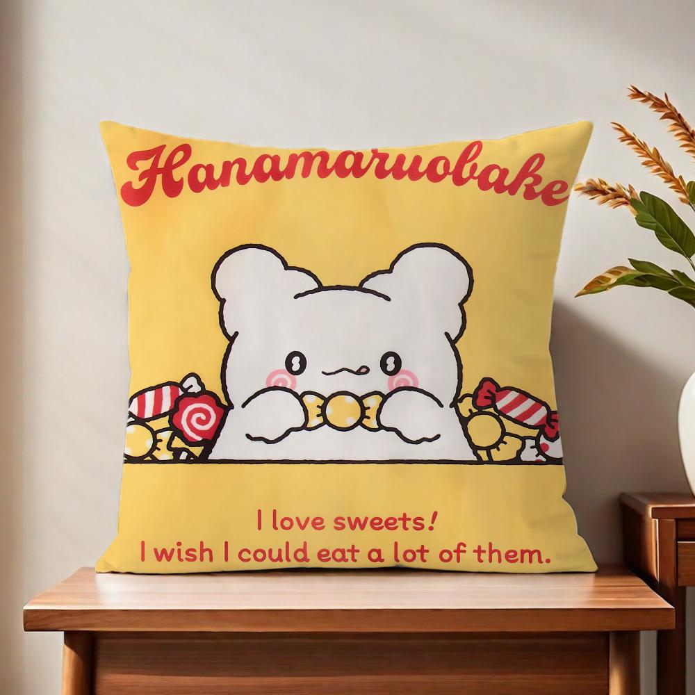 Hhanamaruobakee cartoon cushion cover For Pillow Printing Sofa Decoration Home Car Room Coffee Shop Office Nordic Simplicity
