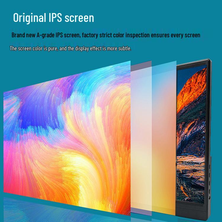 15.6" Touchscreen Portable Monitor - P16A Laptop Secondary Display for PS4/Switch.