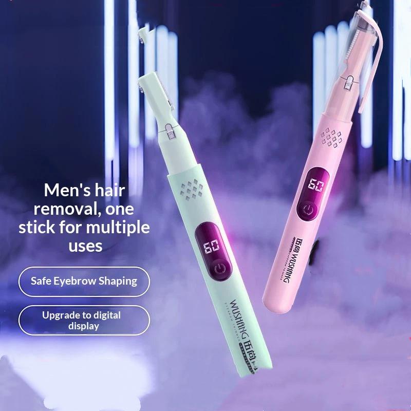 Electric Eyebrow Trimmer Razor Brow Shaping Portable Shaving With Duals Cutter Head Design Washable Hair Trimmer Razor Tools