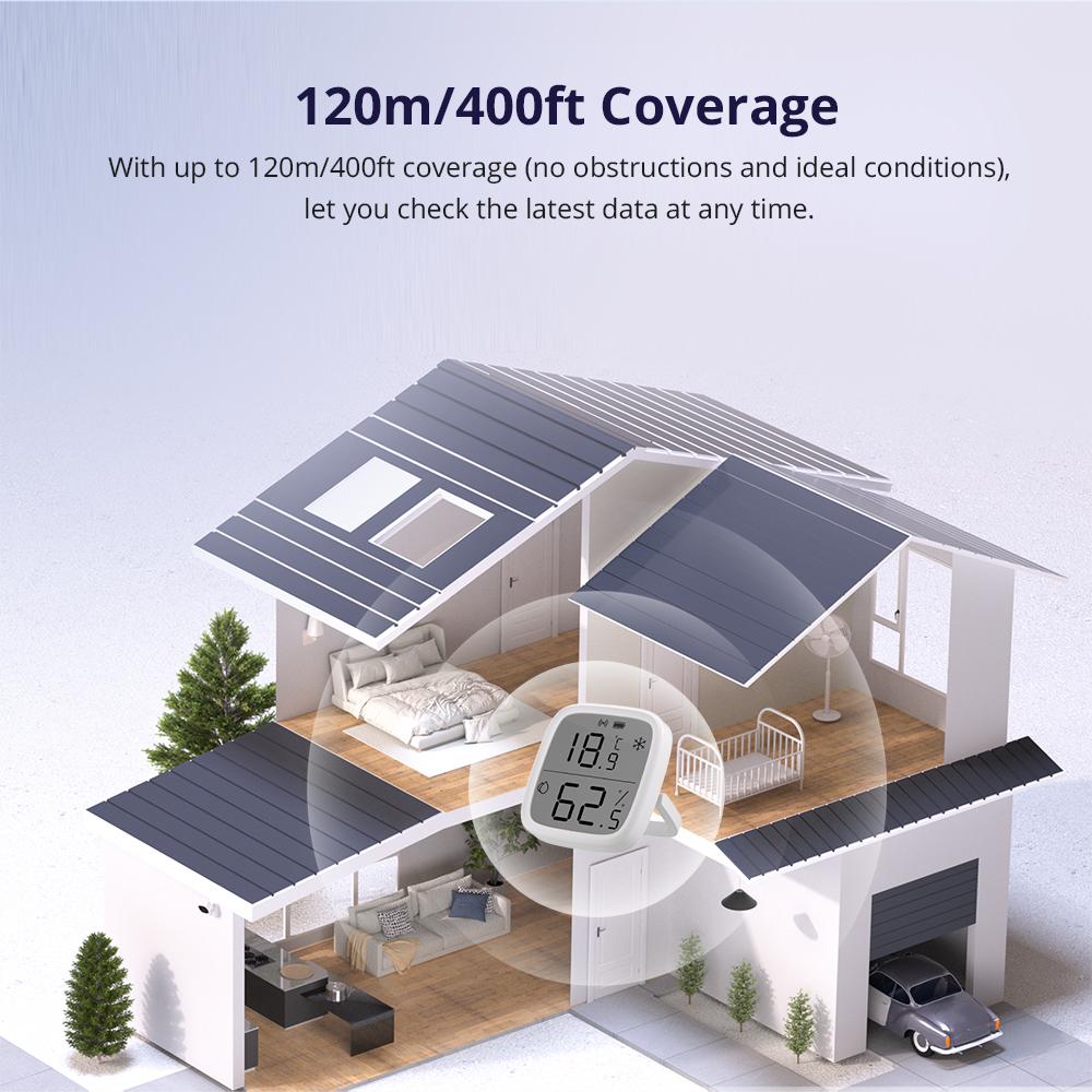 SONOFF SNZB-02D Zigbee Smart Temperature Humidity Sensor Transducer Real-time Monitor Ewelink Alexa Google Home Assistant Alice