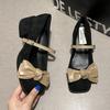 Fashion Bow Women Mary Jance Shoes Fashion Dress Lolita Luxury Shoes Designer Women Pumps 2025 New Elegant Party Loafers Zapatos Mujer