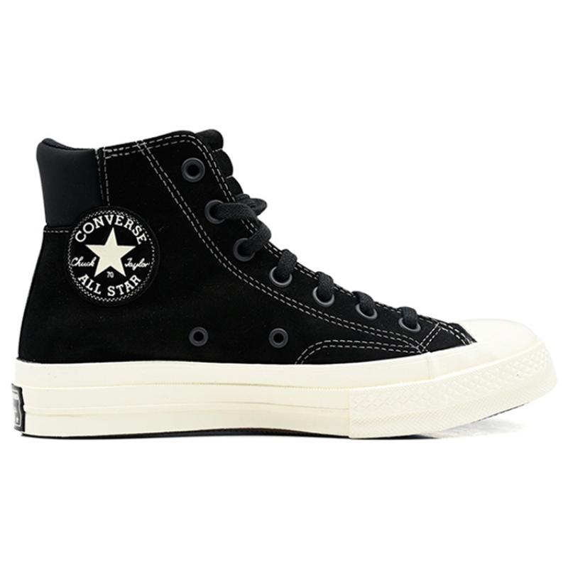 Converse 1970s Chuck Taylor All Star Comfortable and Versatile Daily High-Top Canvas Shoes Unisex Black
