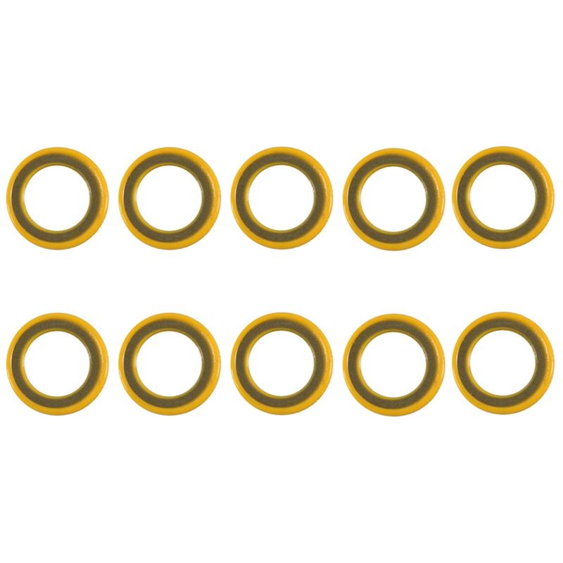 Classic-10Pcs 26-830749 Gear Case Lube Oil Drain Plug Washer Gasket For Mercury Marine Mercruiser Motor Boat Accessories