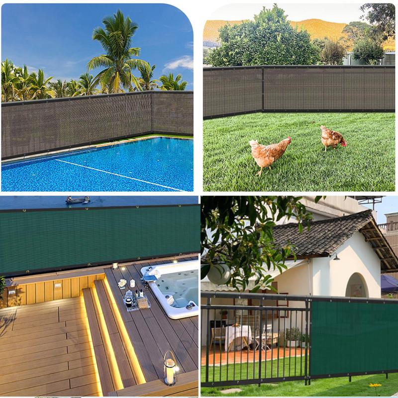Outdoor Privacy Screen Fence Netting, Balcony Shade Cloth Sunblock Mesh, Garden Backyard Shielding Cover, UV Protection Security Net