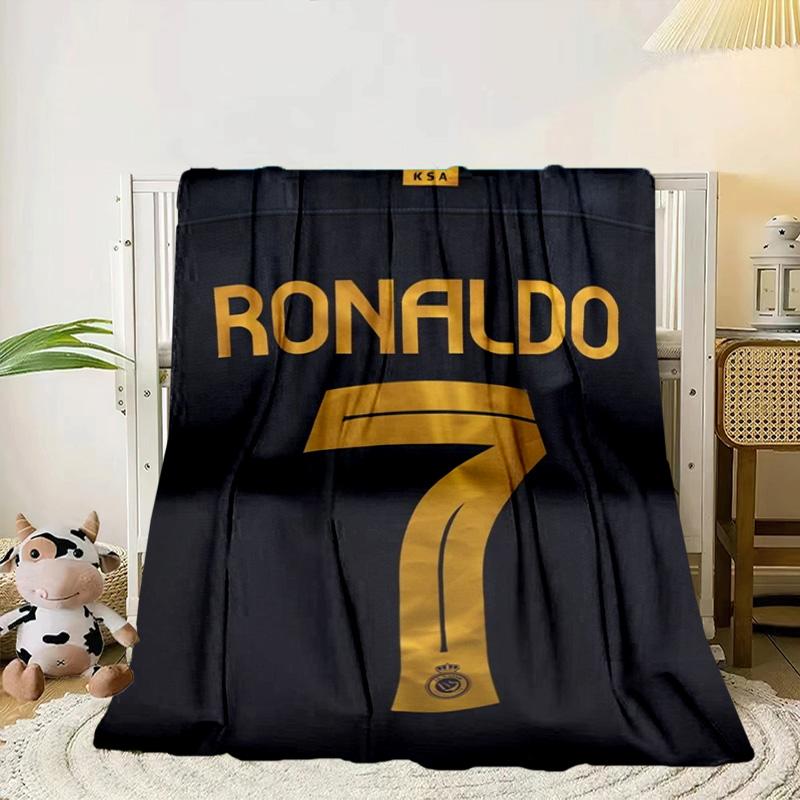 Ronaldo's Number Seven Portable Blanket/Soft Blanket Bedding Blanket Suitable for Travel Camping Living Rooms Offices Sofas Fan Gifts