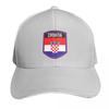Croatia Flag Emblem Baseball Cap Hood Luxury Unisex Hat Hat Unisex For The Sun fishing caps Unisex Womens Beach Visor Unisexs
