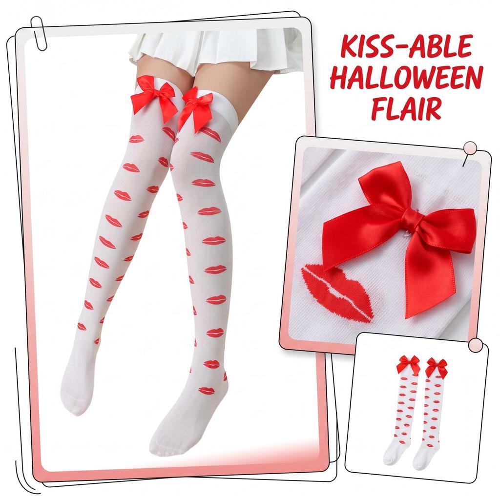 Women's Halloween Thigh High with for Costume Party and Cosplay