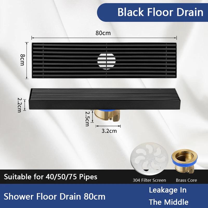 Bathroom Odorproof Floor Drain Stainless Steel Linear Shower Drainage Filter Crazy Drainage Floor Drain for Kitchen Accessories