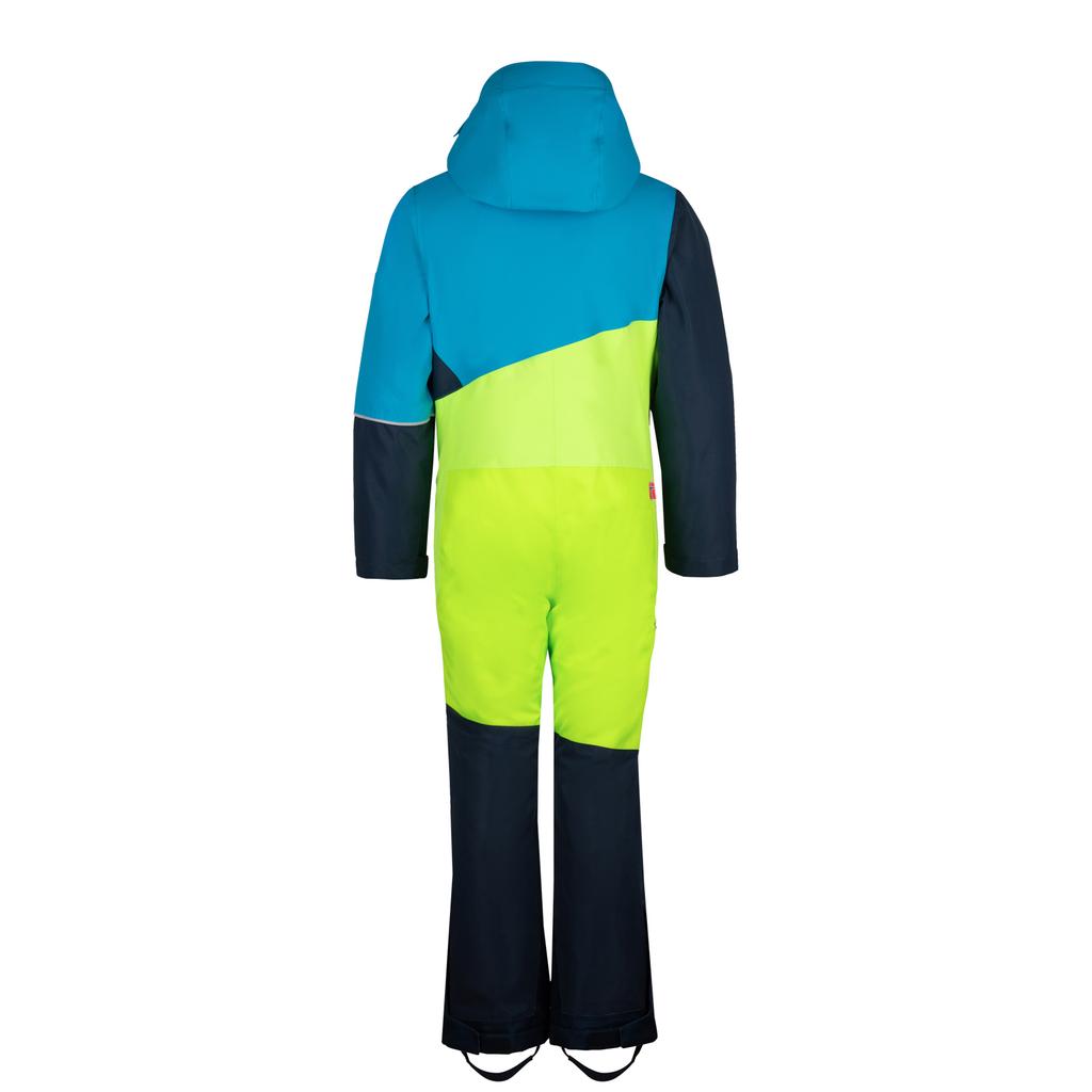 Kinder Winteroverall Trollkids Kids Hallingdal Schneeanzug schneeblau/gelb (350-709)