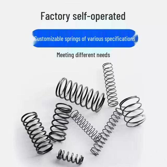 High Elasticity Spring Steel Shock-Absorbing Compression Spring, 0.8mm Wire Diameter