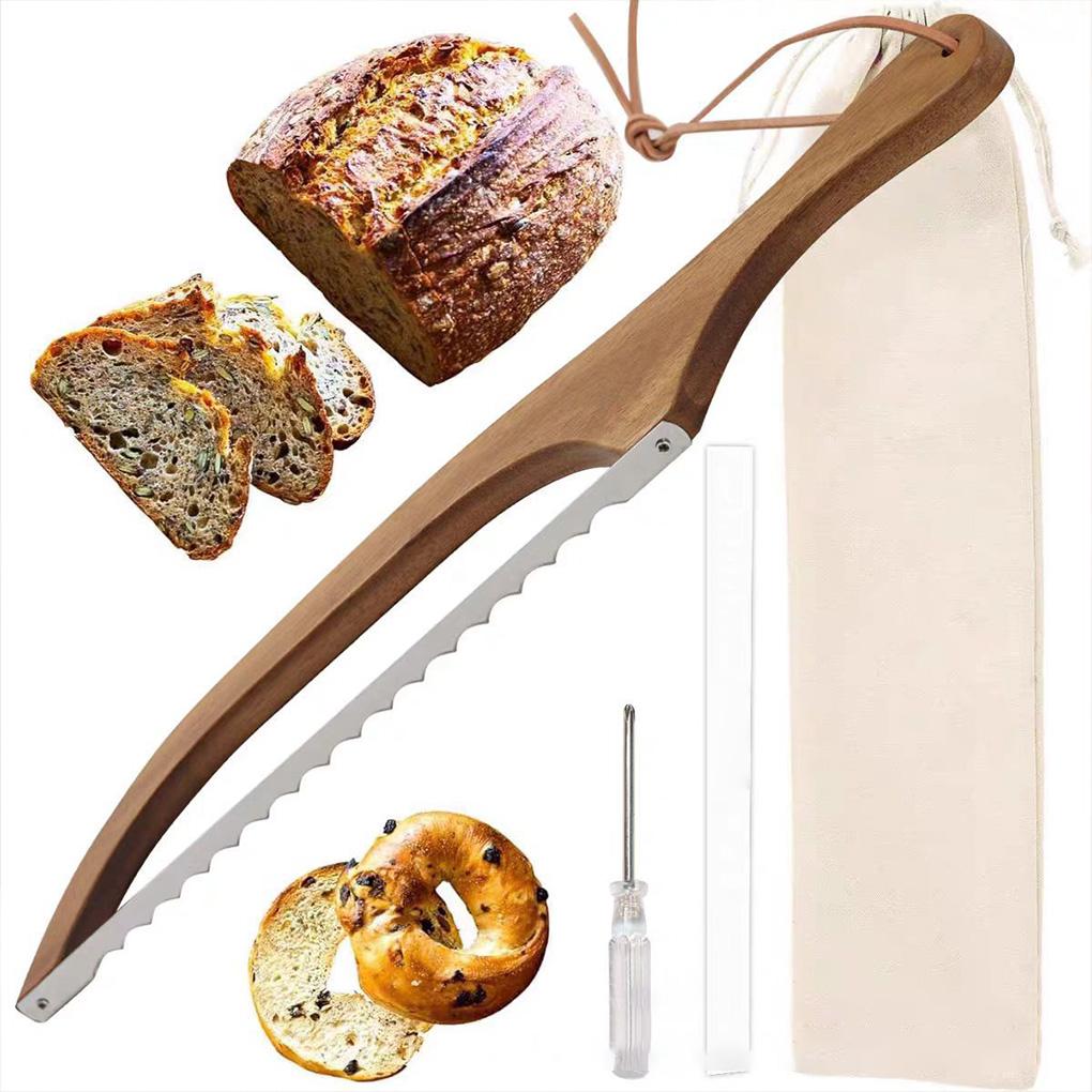 1Set Professional Baking Tools 24 Oz Sourdough Starter Jar Pastry Mat Scraper Bread Slicing Knife Gloves for Home DIY Baking Kit