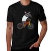 Tapir auf Fahrrad Reiten Geschenk Kinderfahrrad Niedliches Tapir T-Shirt Street Art Druck T-Shirt