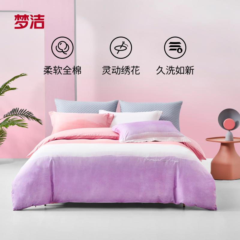 Cotton Printed Spring and Summer Countryside Style Pure Cotton Flower Three or Four Piece Set Bedding