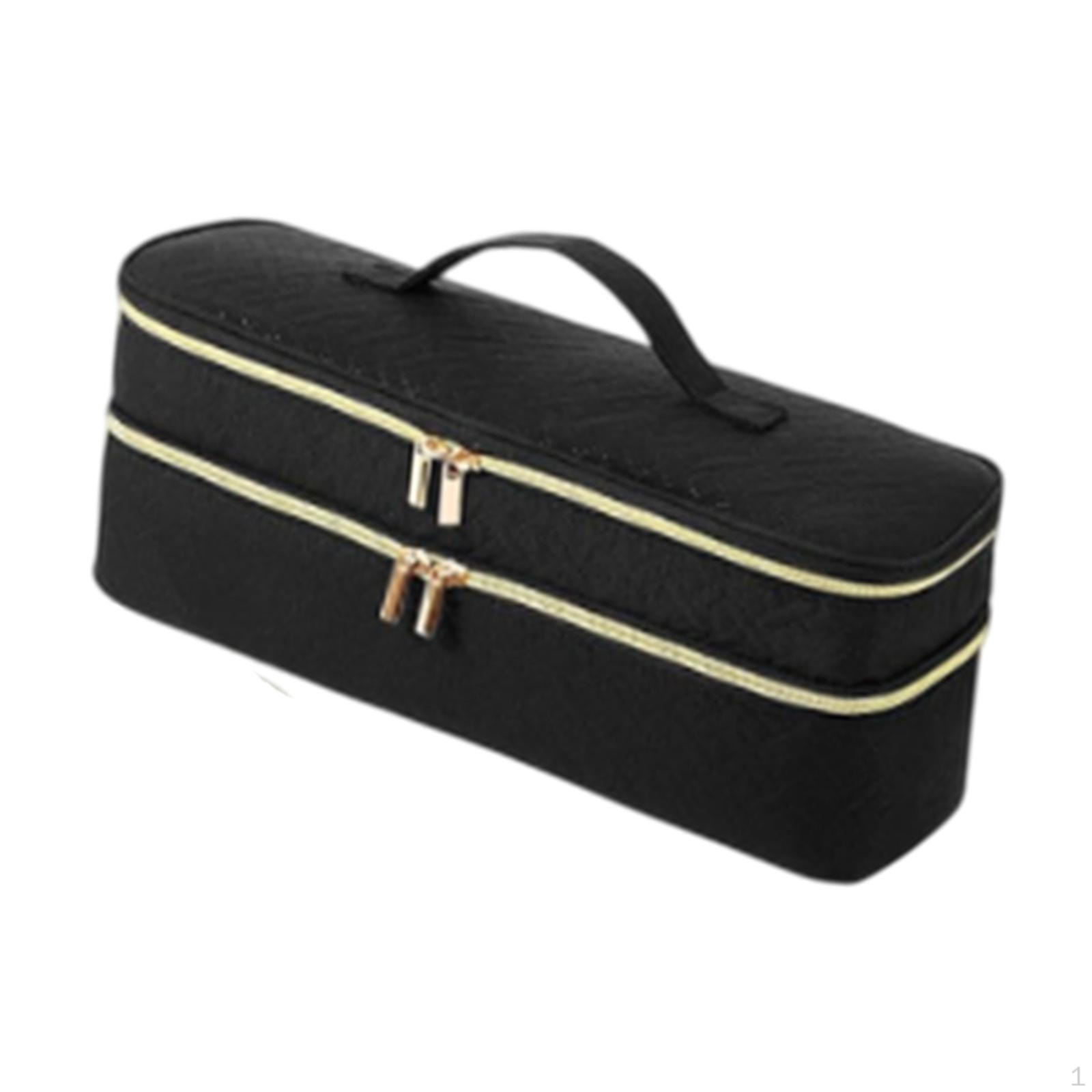 

Дорожный чехол для фена, органайзер для волос, профессиональная пылезащитная многоцелевая защита чёрный