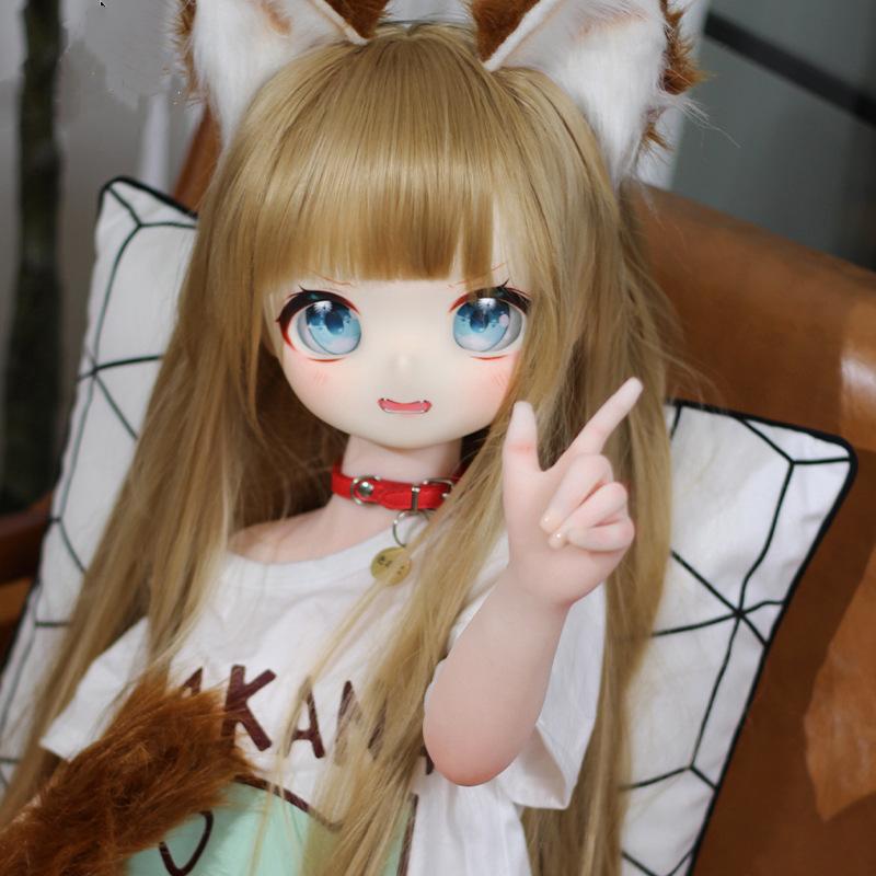 68cm Men's Sex Doll Demon Wild Fox BJD Loli Doll Hand-Made Masturbation Cup Furry Fever Cosplay Erotic Adult Sex Toy