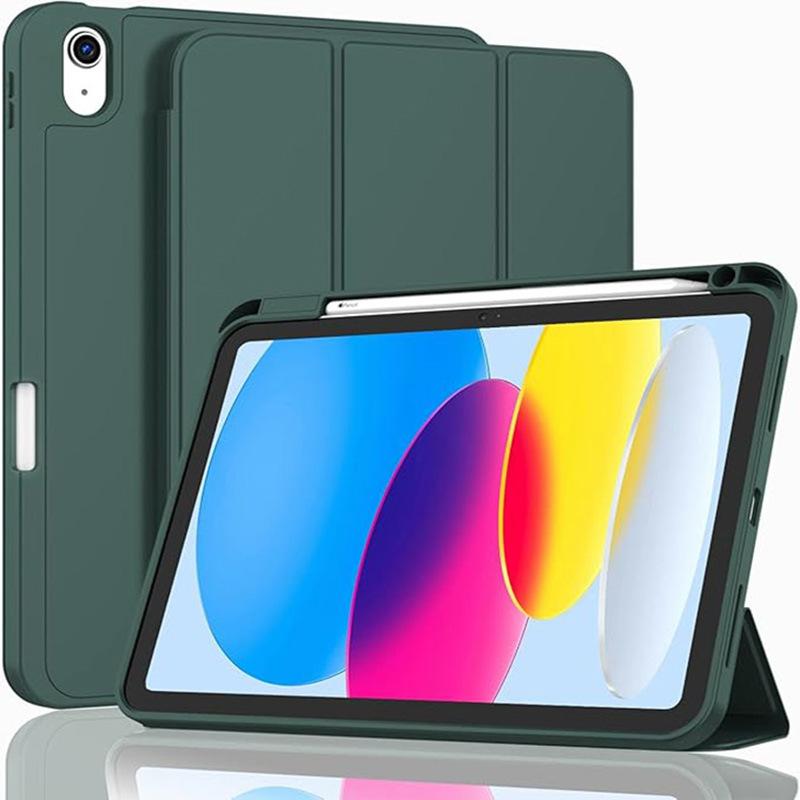 Multi Color Stylish Tri-Fold Pu Leather 10.9 Inch Tablet Case for IPad10th /11th /A16 Flip Cover with Auto Sleep and Stand