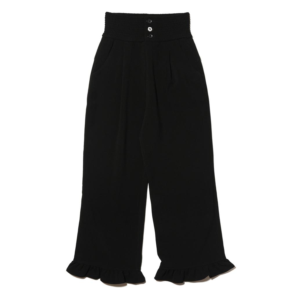 Telelu Folding Lace-Up Pants Black