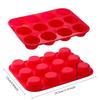 Round 12 Holes Cupcakes Mold Silicone DIY Baking Mold Non Stick Soap Chocolate Muffin Baking Pan Kitchen Tools