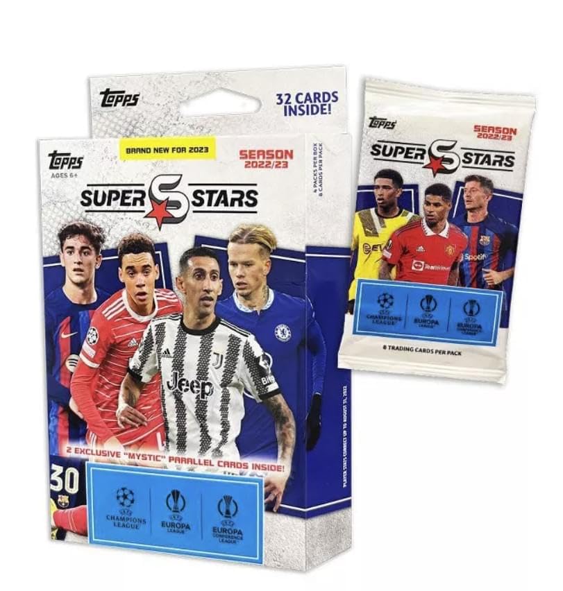 Topps UEFA Superstars 22/23 Hanger Pack (4-Pack)