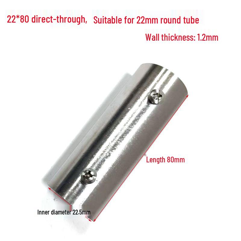 

Фітинг-прямий з єднувач для круглої труби з нержавіючої сталі - стикове з єднання для подовження труби 25 мм