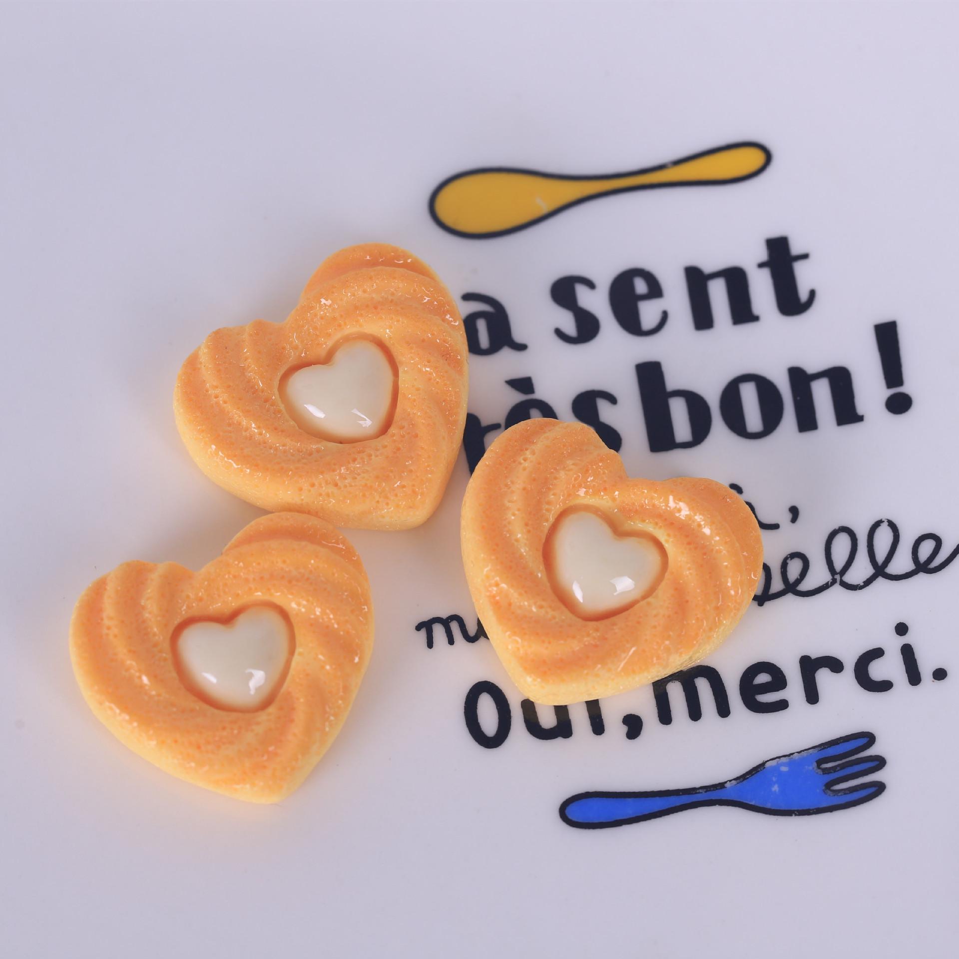 

Украшения и аксессуары из смолы своими руками: Имитация еды, игровые материалы, печенье и крем, клей Approx. 2.0cm x 2.5cm