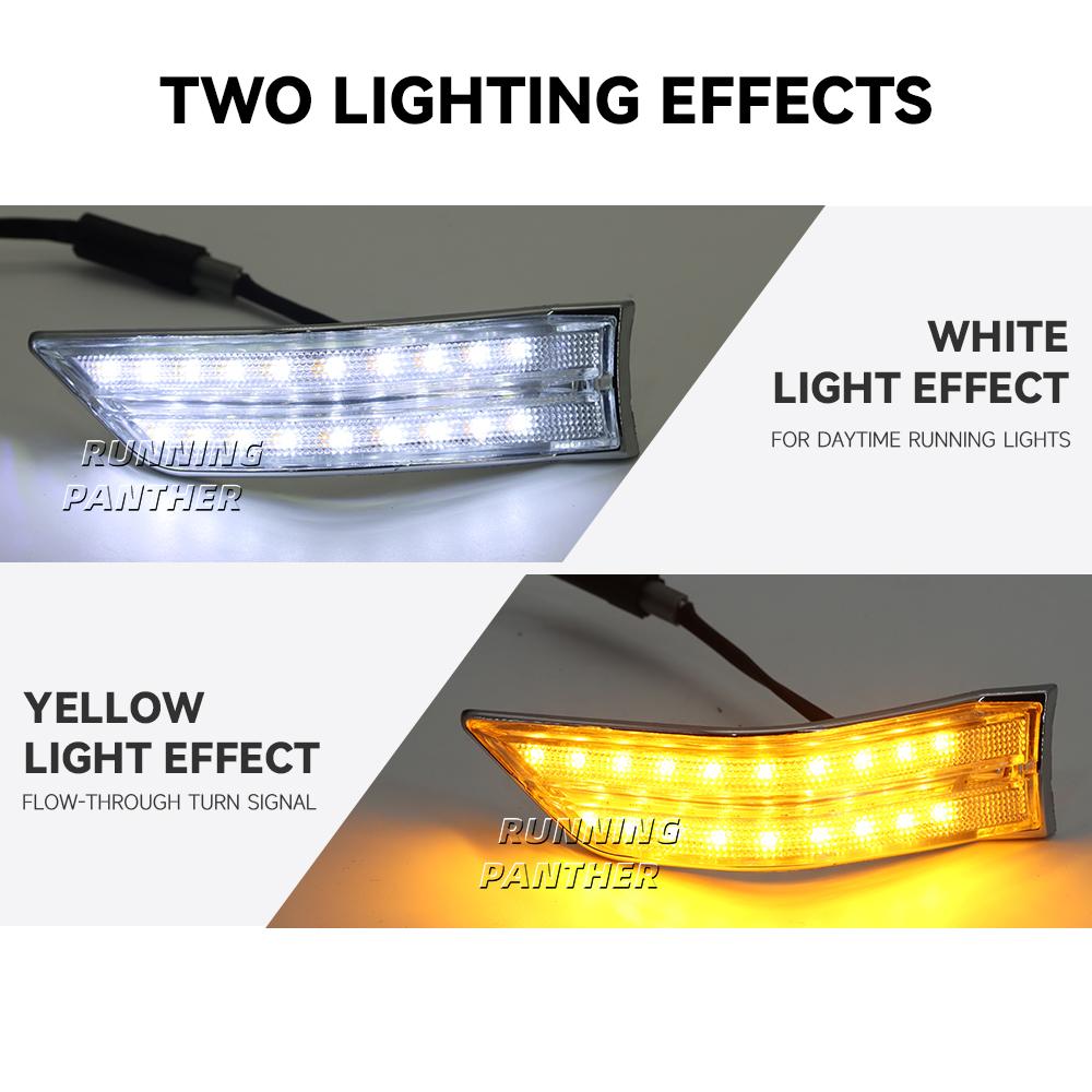 NEW Motorcycle Fog Light Side Auxiliary LED Turn Signals Decorative Cowl Light For Honda GOLD WING GL1800 GL 1800 2018-2022 2021