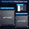 20 Pcs Replacement Welding Helmet Lens Solar Auto Darkening Replacement Lens Kit  Industrial